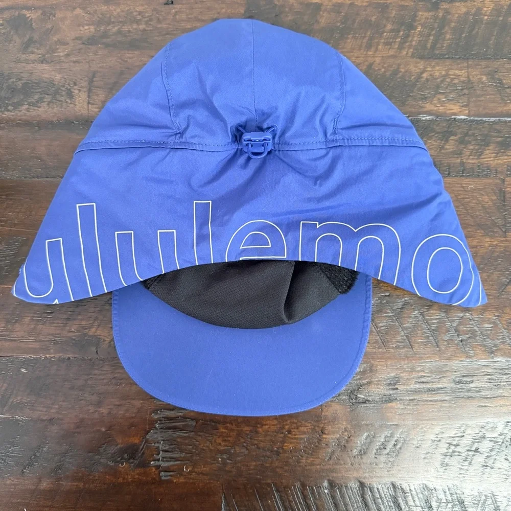 Lululemon Fleece Insulated Ear Flap Hat In Psychic Blue NEW Unisex XS Small